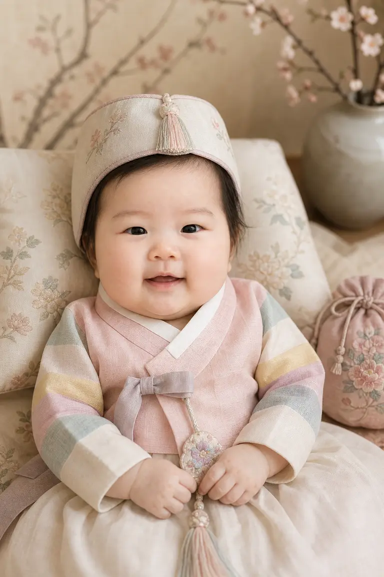 봄빛 한복 벚꽃 컨셉