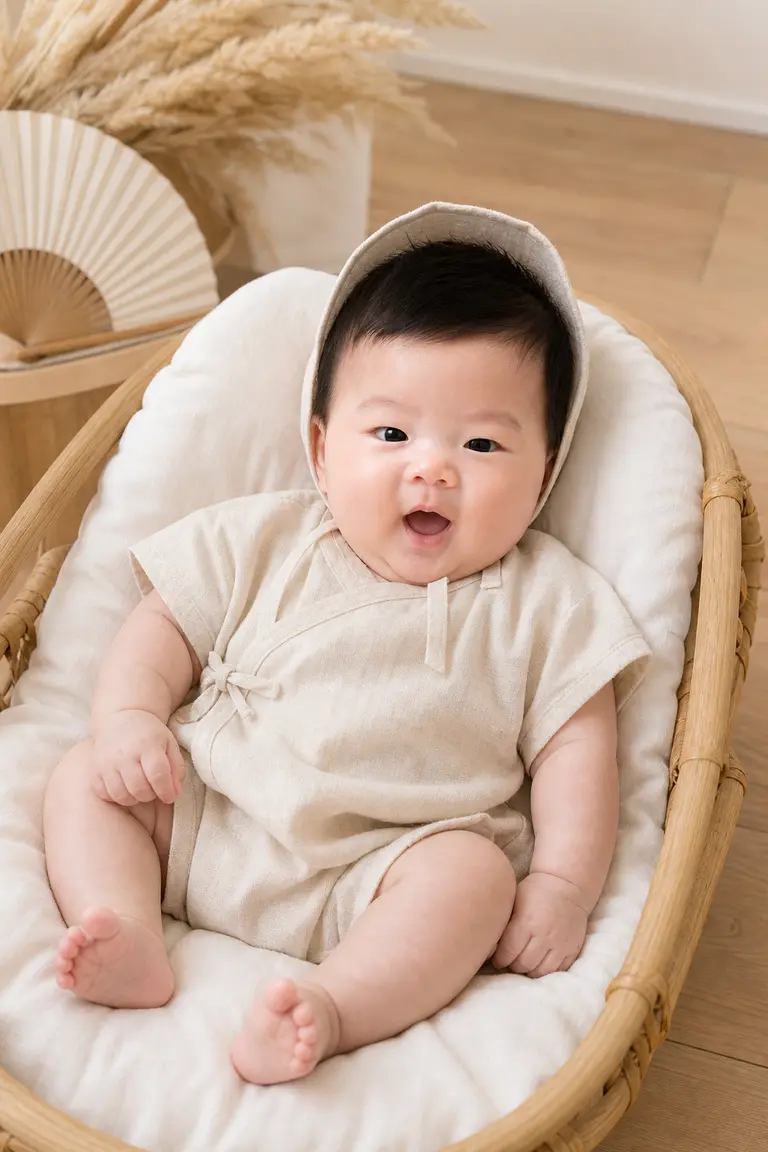 라탄 그늘 시원한 실내