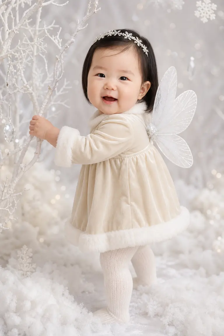 겨울 눈꽃 요정