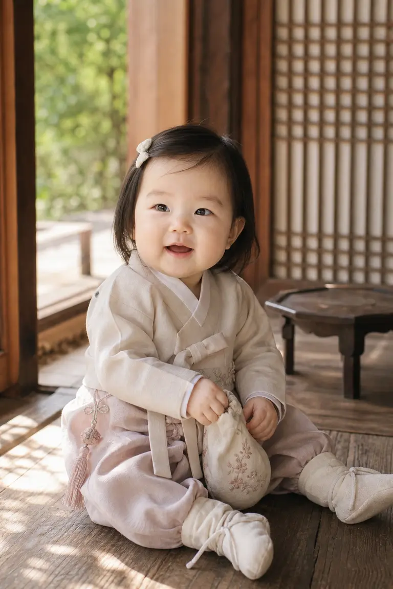 한옥 대청마루 자연광