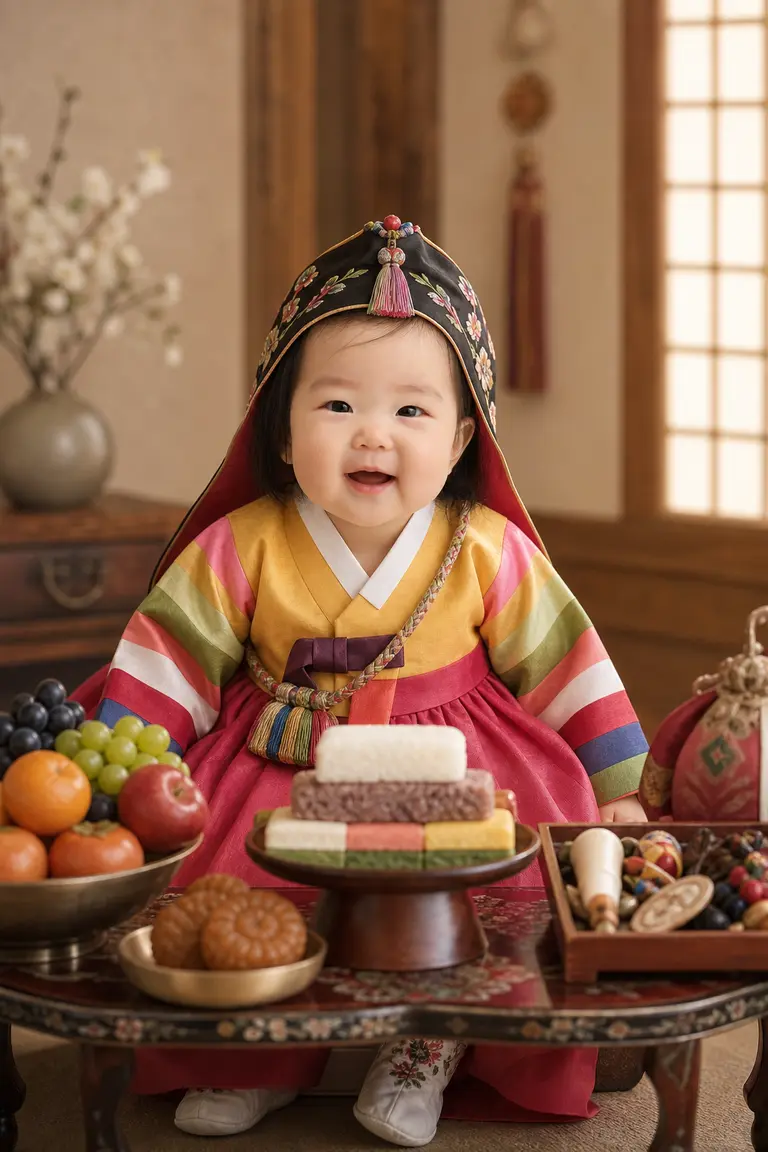 오방색 돌상 대표컷