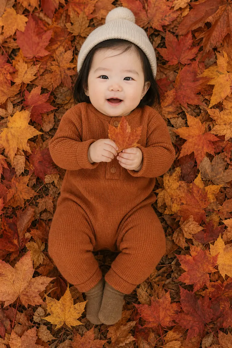 단풍잎 위에서 (탑다운)