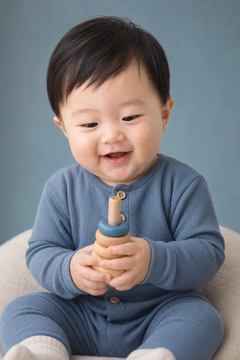 더스티블루 장난감 클로즈업