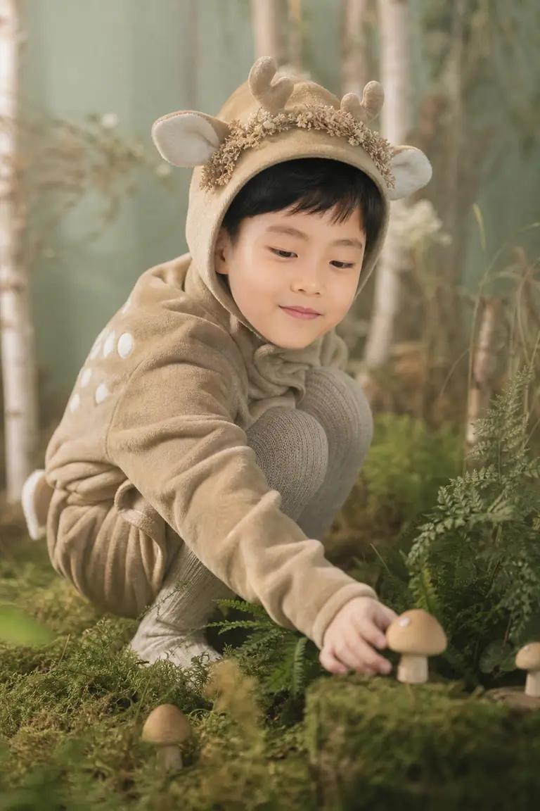 아기사슴 동화숲 캔디드 컷