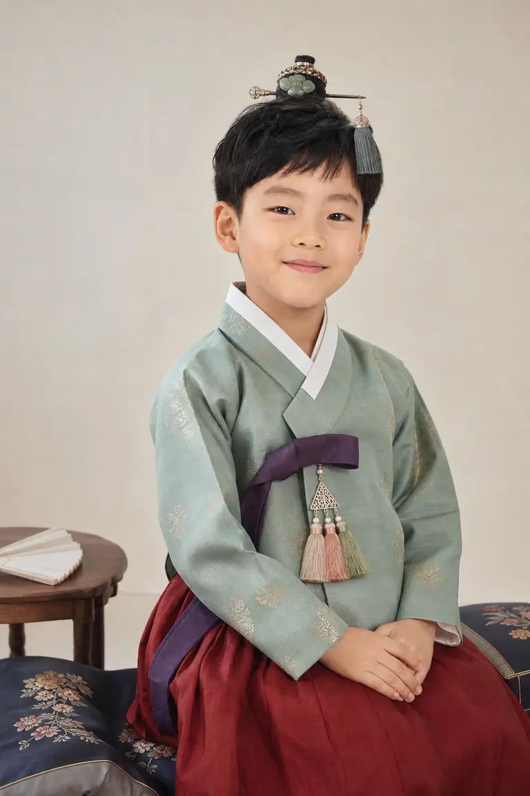당의 차림 정통 스튜디오 좌상