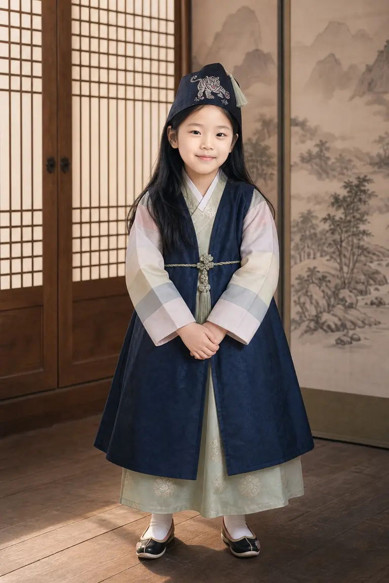 까치두루마기와 복건 남아 정통컷
