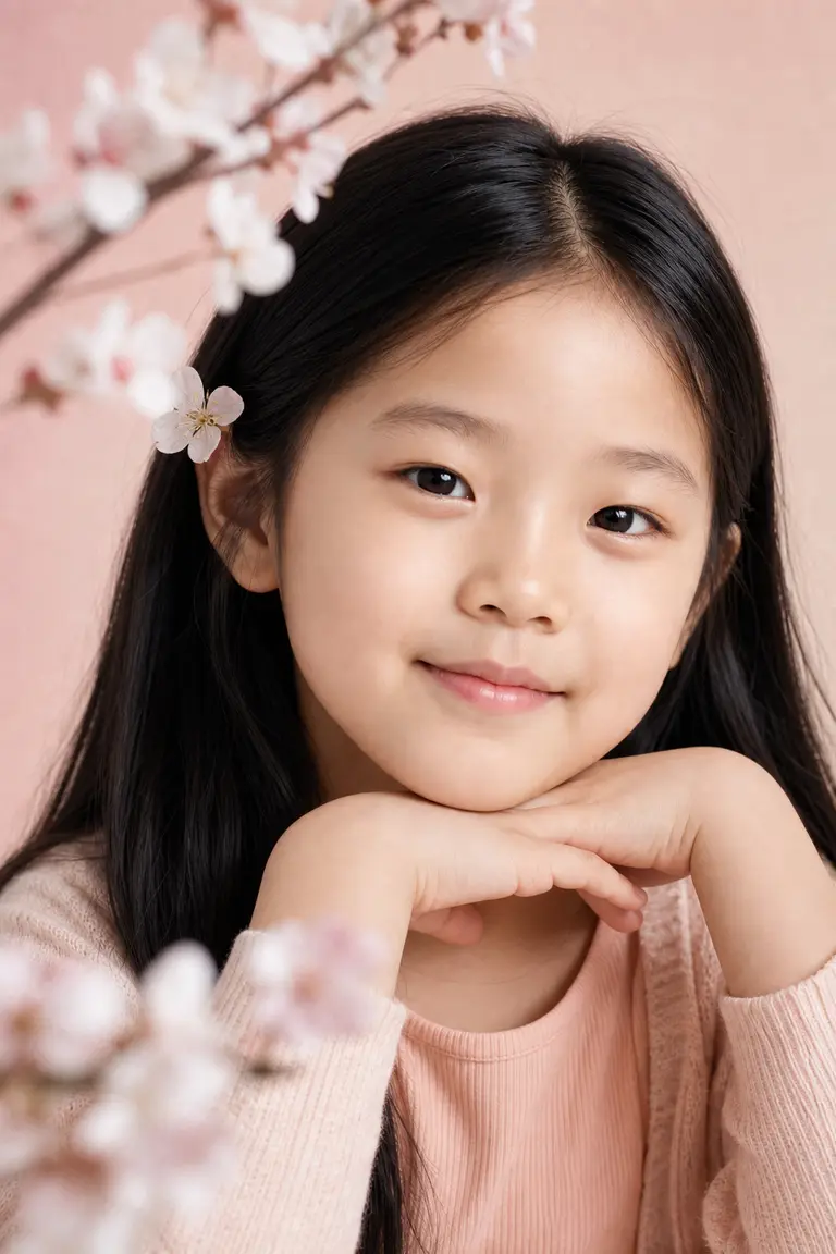 파스텔 스튜디오 벚꽃 클로즈업