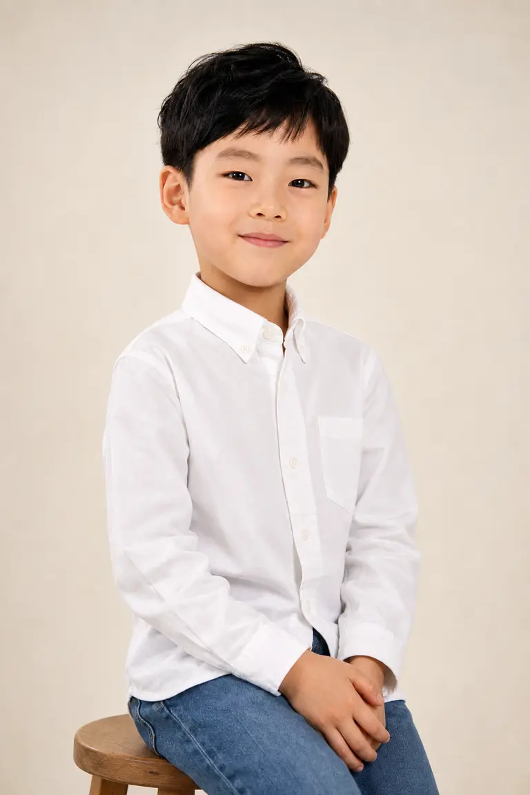 아이보리 클래식 정면 포트레이트