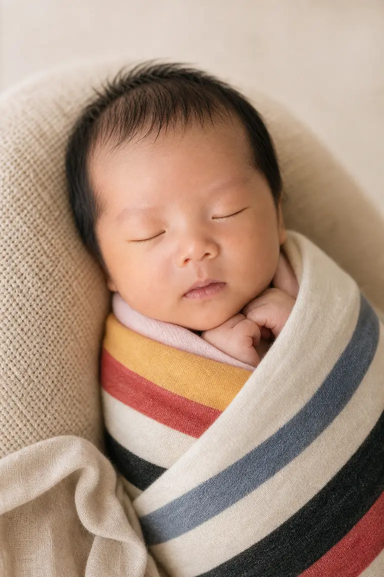 색동 강보 대표 컷
