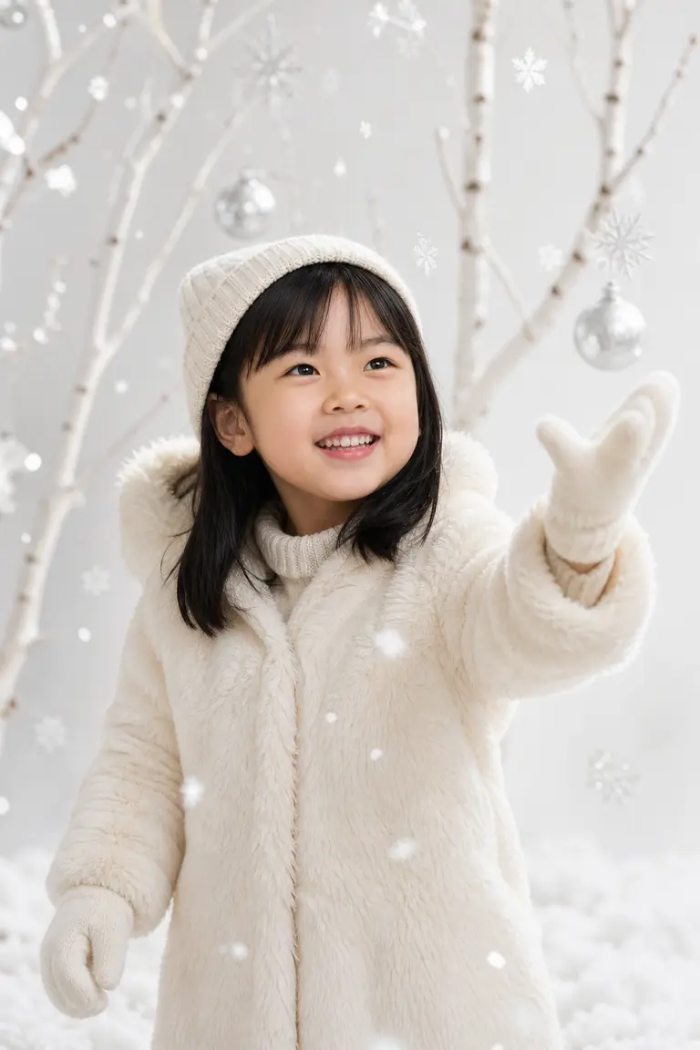 화이트 스노우 미니멀 컷