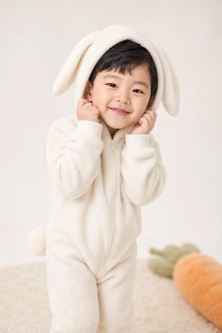 크림빛 아기토끼 대표컷