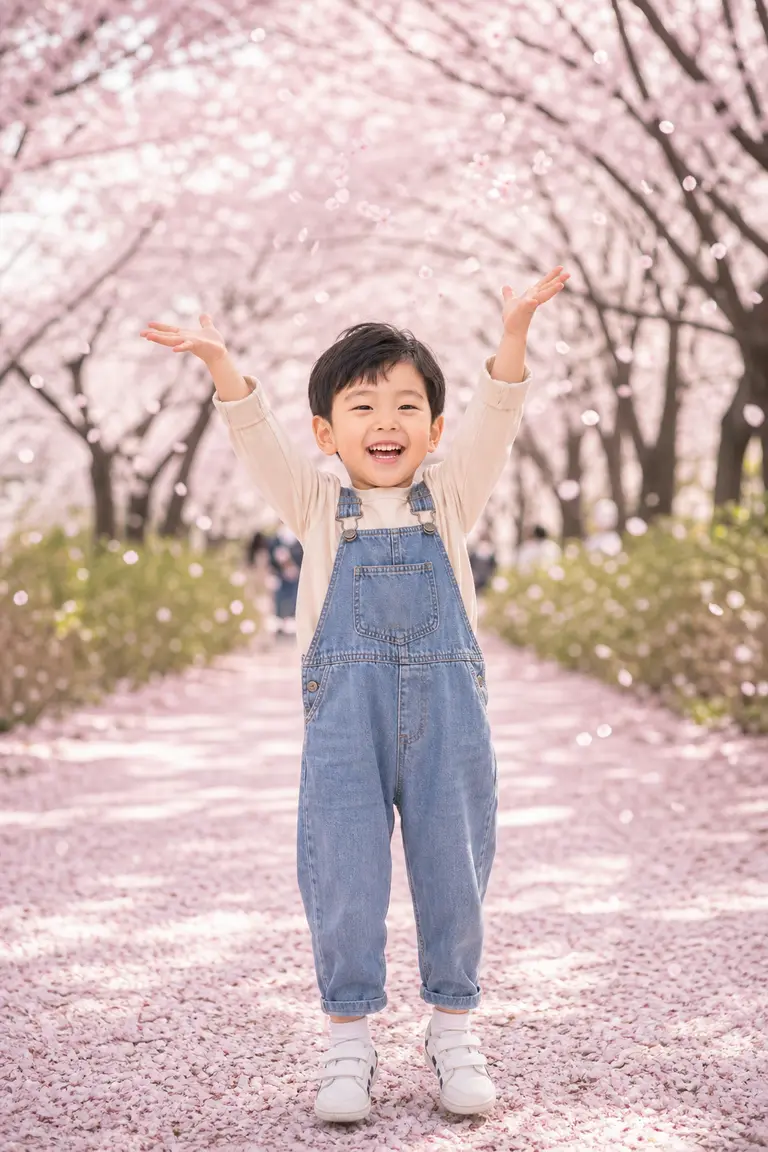 벚꽃 꽃비 산책