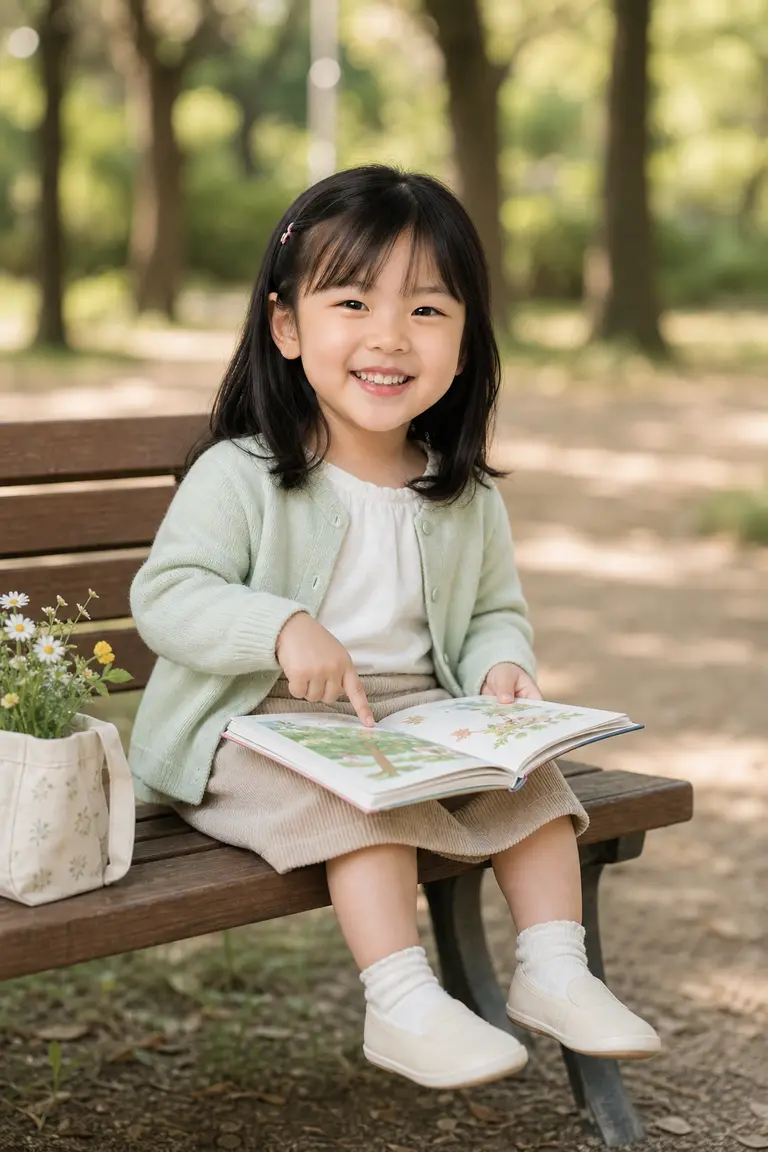 공원 벤치 그림책