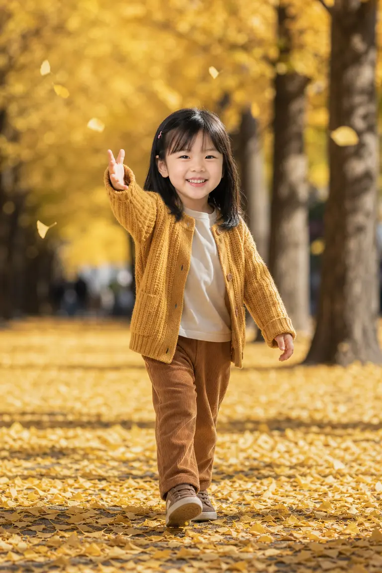 은행나무길 단풍 산책