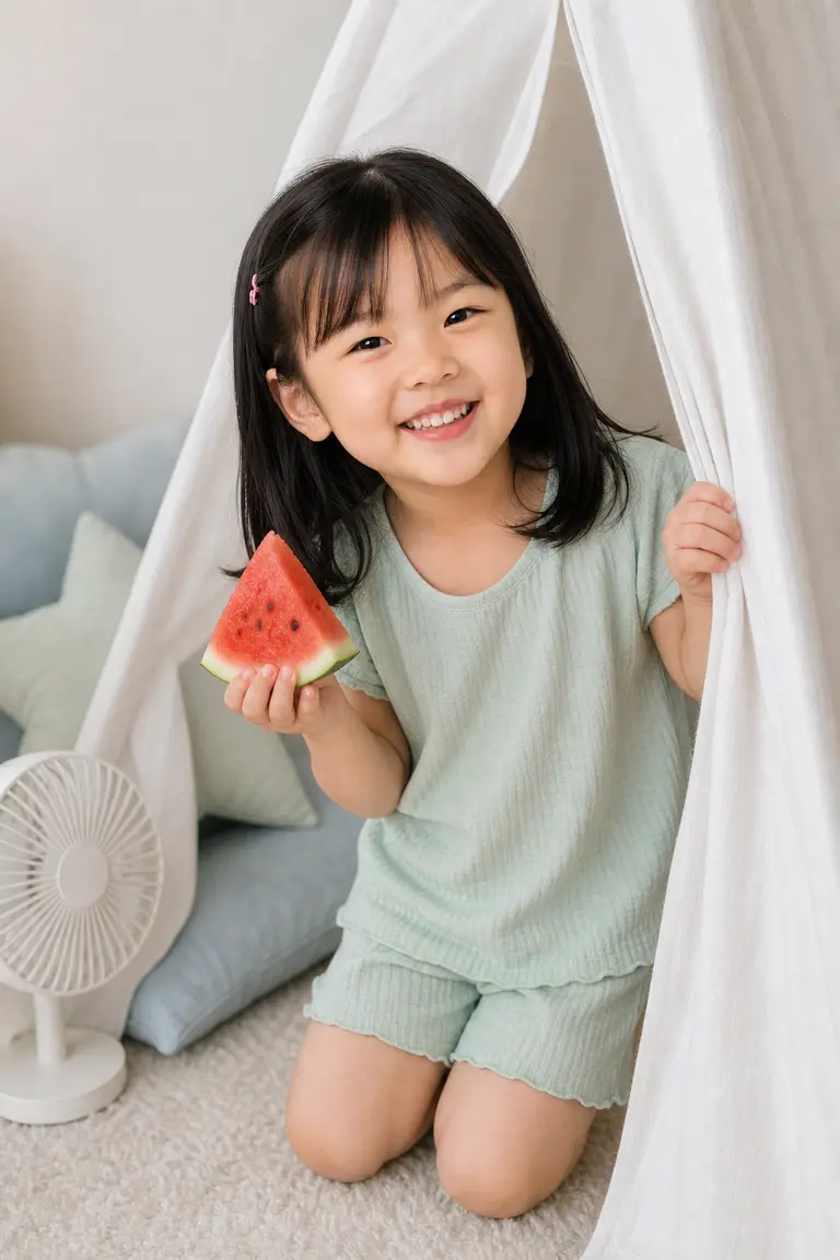 실내 수박 텐트 아지트