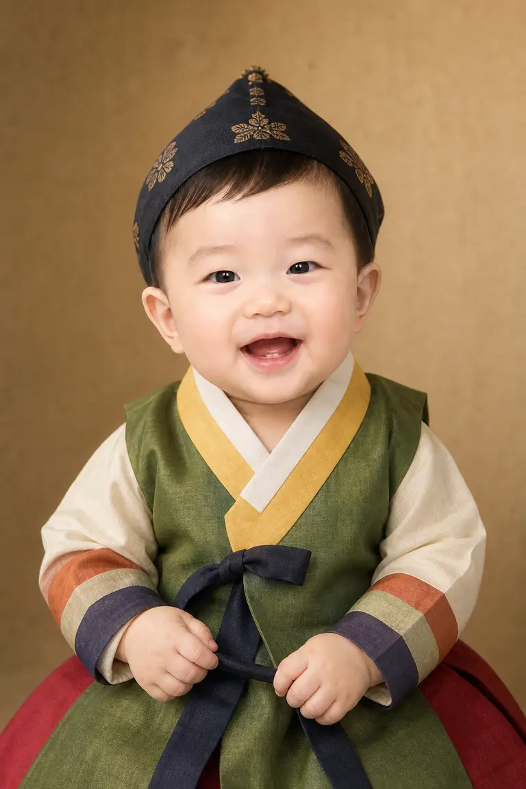 까치두루마기 클로즈업