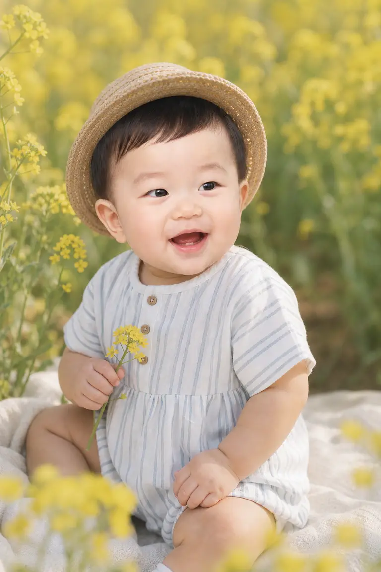 유채꽃밭 사선 컷