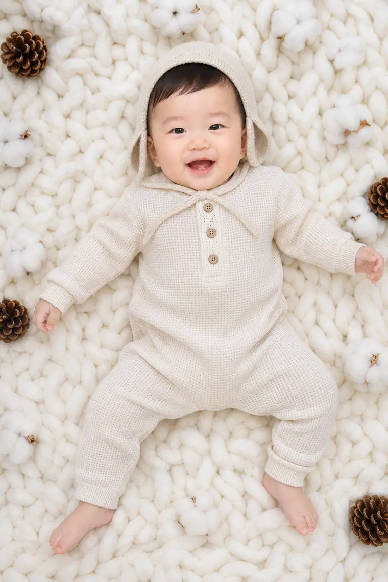눈송이 담요 위 탑다운