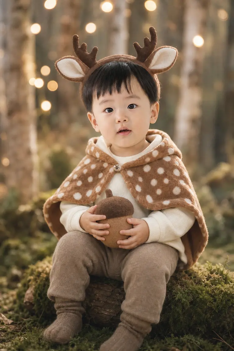 아기 사슴 동화숲