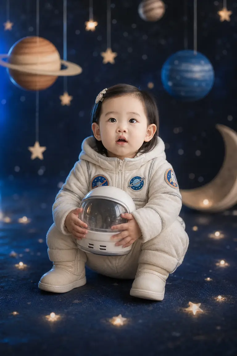 꼬마 우주비행사의 별빛 항해