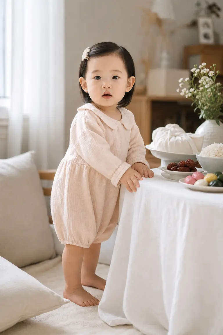 따뜻한 집 백일상