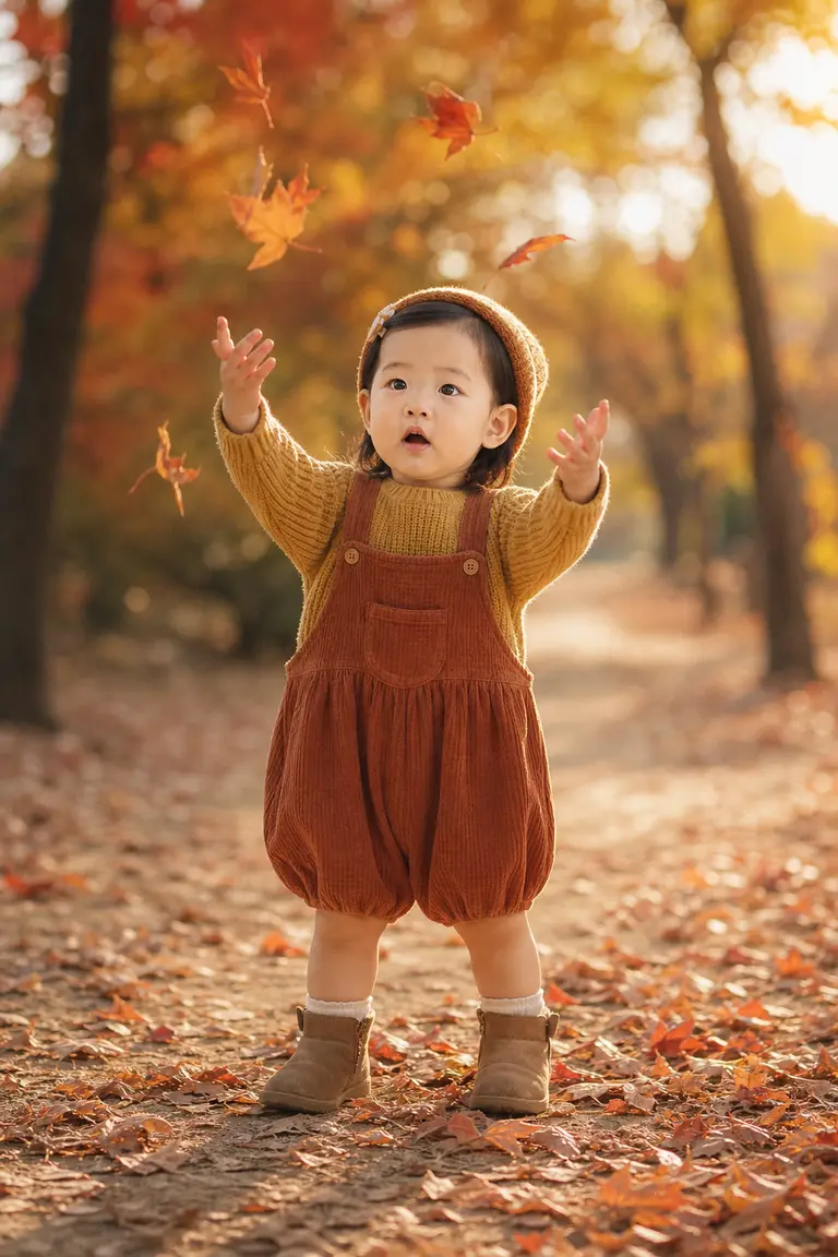 가을 단풍 황금빛 산책