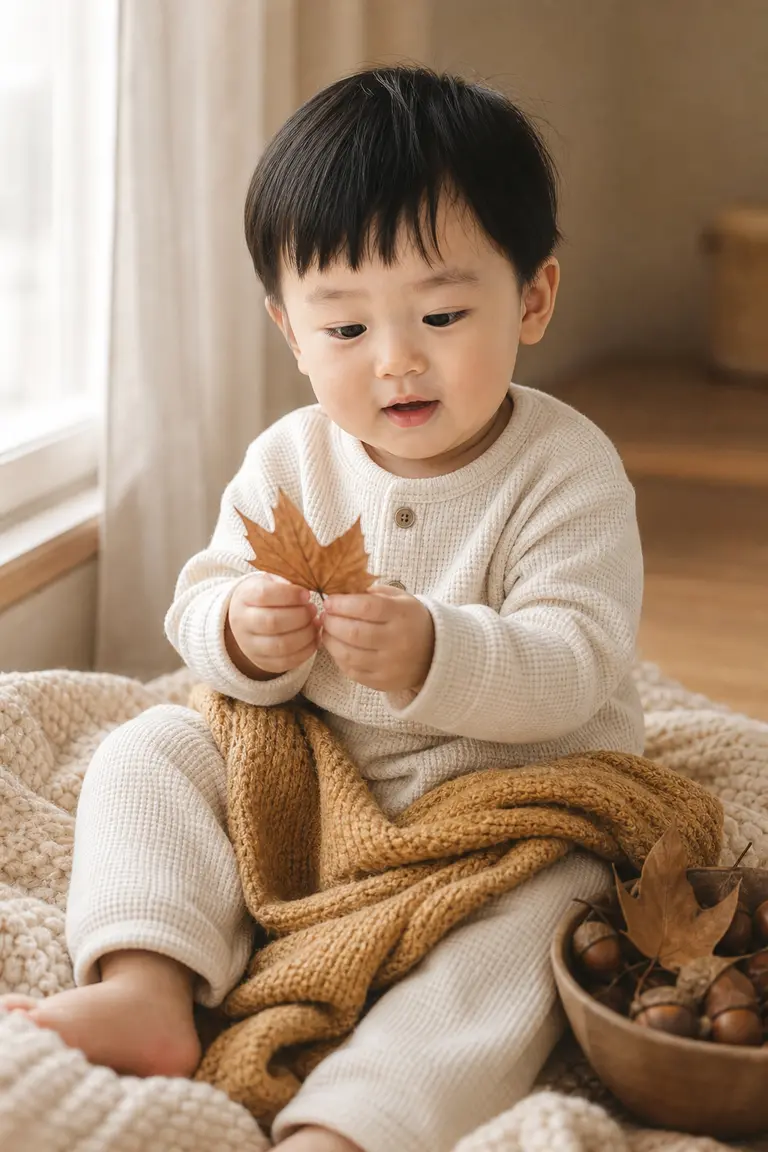 창가 니트 홈스냅