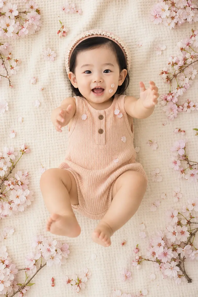 꽃잎 위 하이앵글