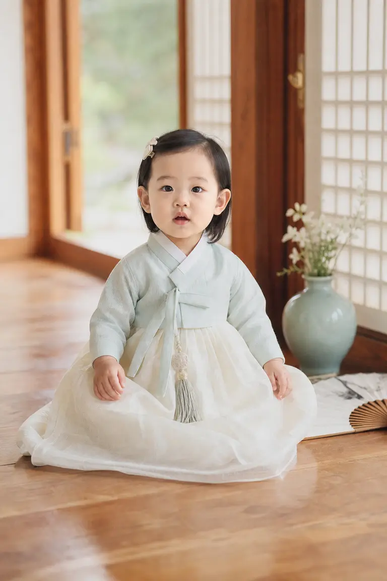 모시 여름 한복 마루