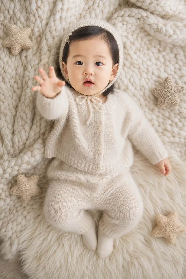 포근 담요 탑다운 컷