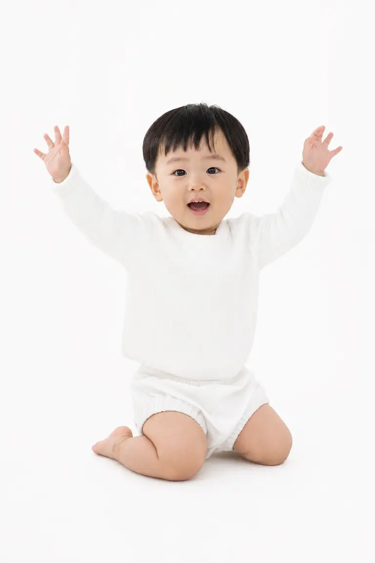소프트 화이트 하이키 웃음